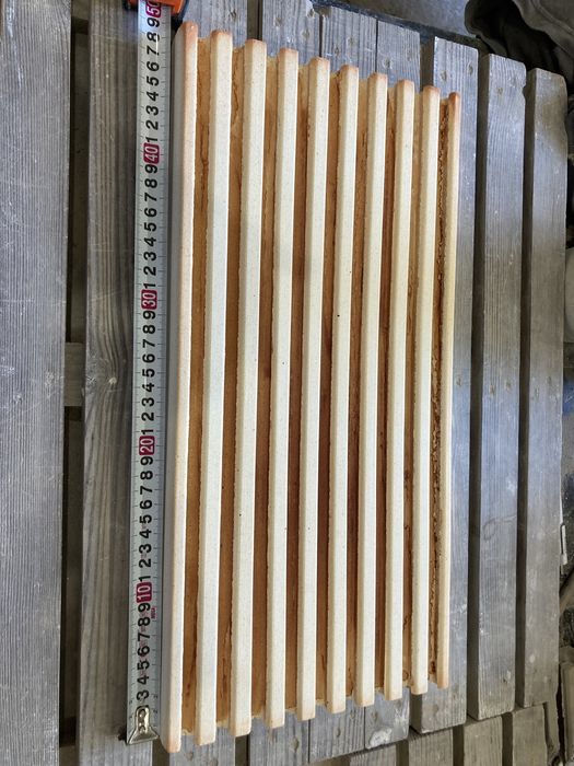 Масивна керамична плоча с канали 490х230