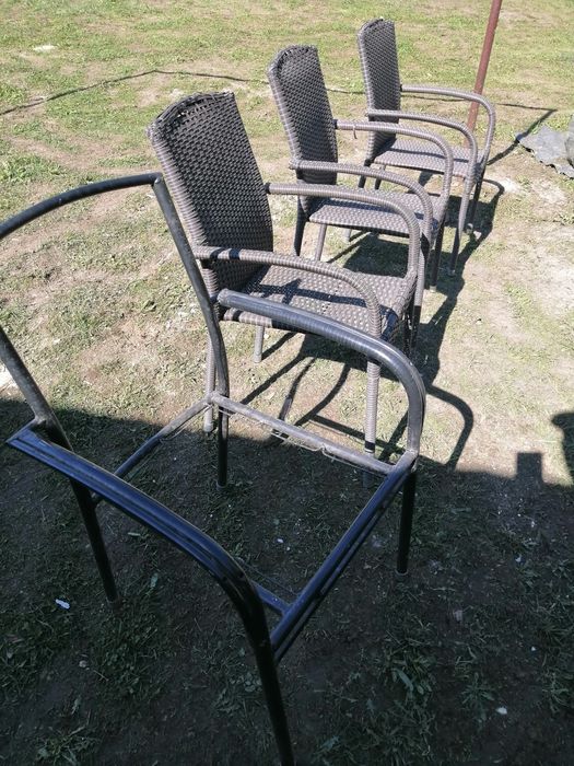 Scaune grădină, 3 buc.