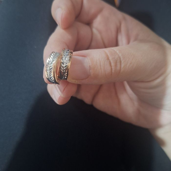 Золото 585 проба сережка