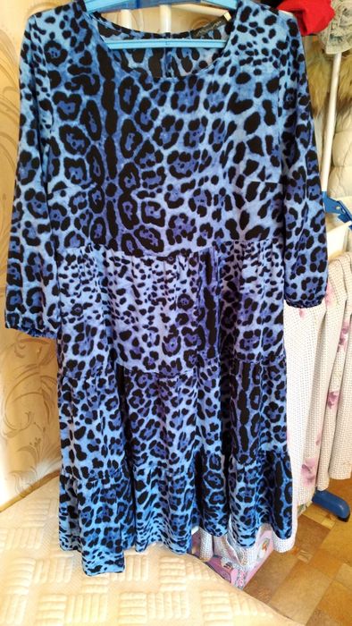 Платье- холодок трехярусное