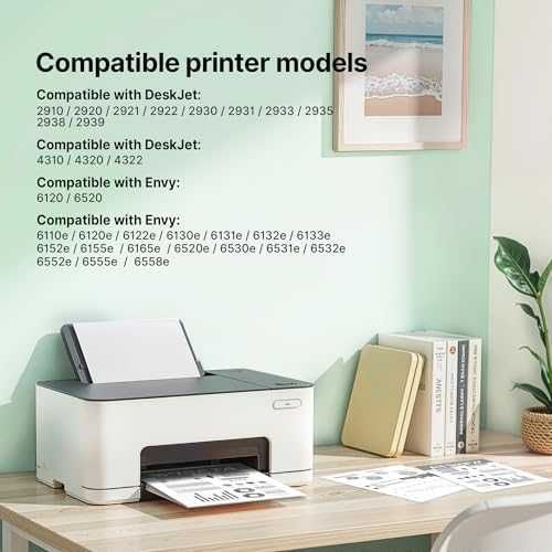 Нови 2 броя HP 308e XL Black касети за Envy 6100e 6500e DeskJet 2900 4300 принтер тонер мастило