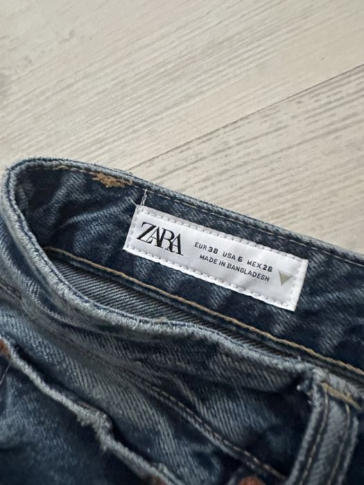 Дамски сини дънки Zara