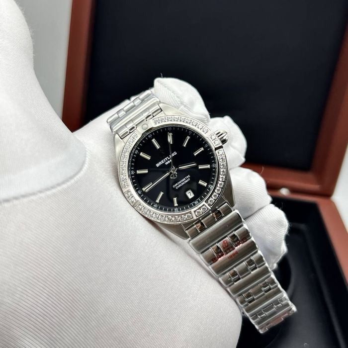 breitling chronomat black dial 36,mm  lady