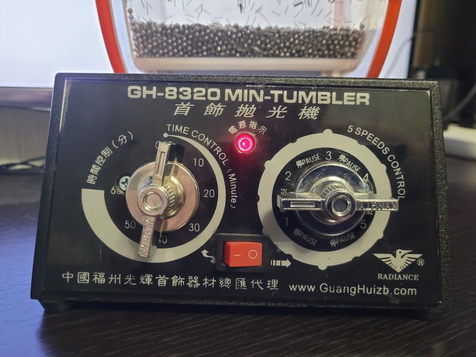 Ювелирная галтовка барабанная GH-8320 (полировщик)