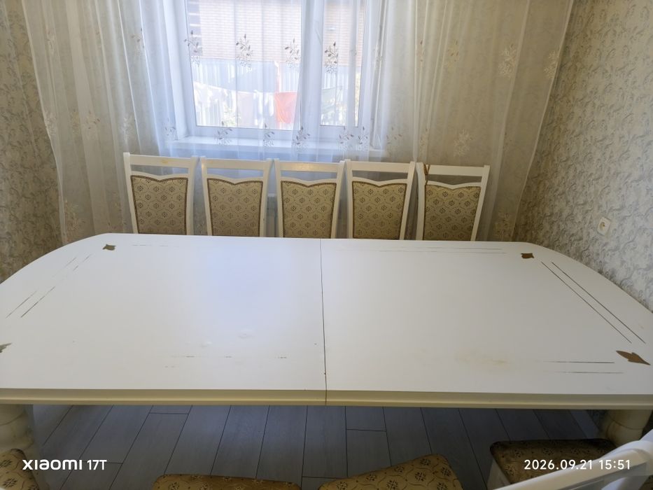 Продам стол с 10 стульями