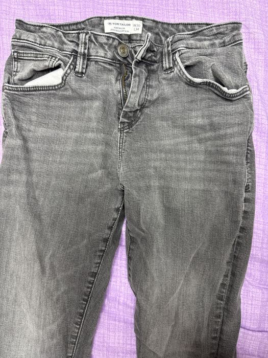 Дамски дънки Tom Tailor сиви