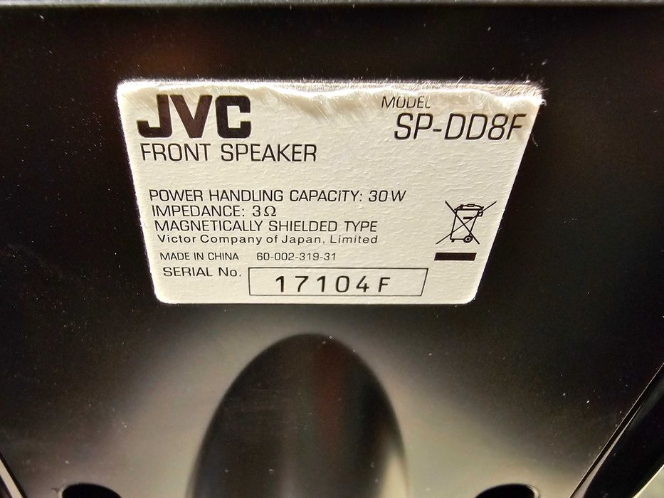 Sistem Audio Home Cinema JVC CA-DD8, Subwoofer Activ SP-PWDD8 120W, Boxe Turn SP-DD8F, HDMI