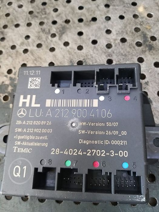Modul calculator usa stanga spate mercedes c class w204 a2129004106