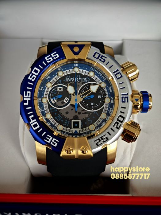 INVICTA Foxhound gold 57 mm, Инвикта нов ръчен часовник