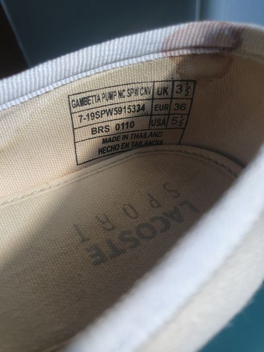 Expadrile balerini dama lacoste