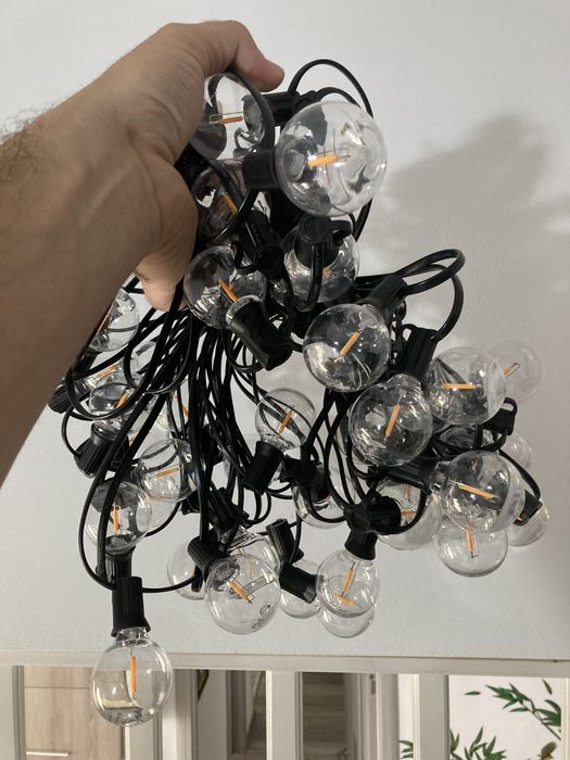 Nou! Ghirlanda Luminoasa 20m 48 becuri Led (bec led)