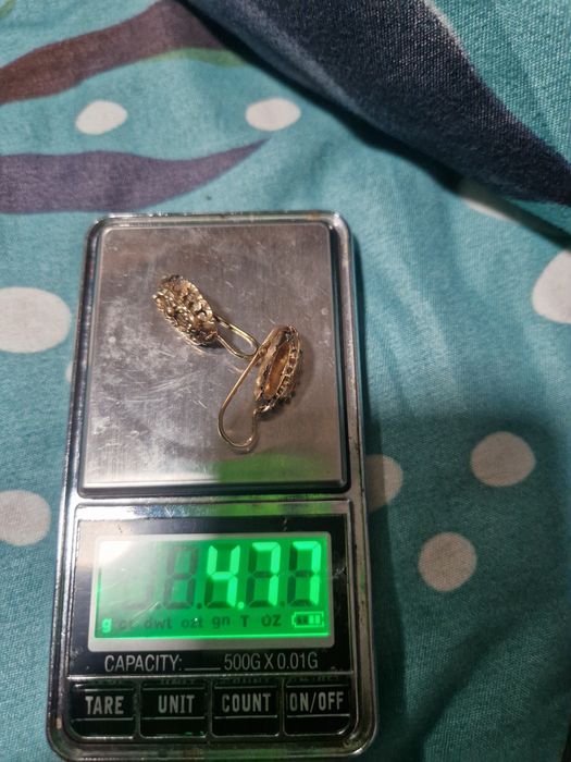 Cercei vechi din aur14k