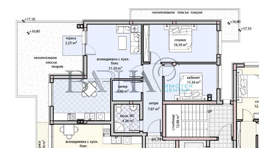 Продава се Тристаен апартамент в Варна, Владислав Варненчик - 109 кв.м за 608 €/кв.м - Снимка #1