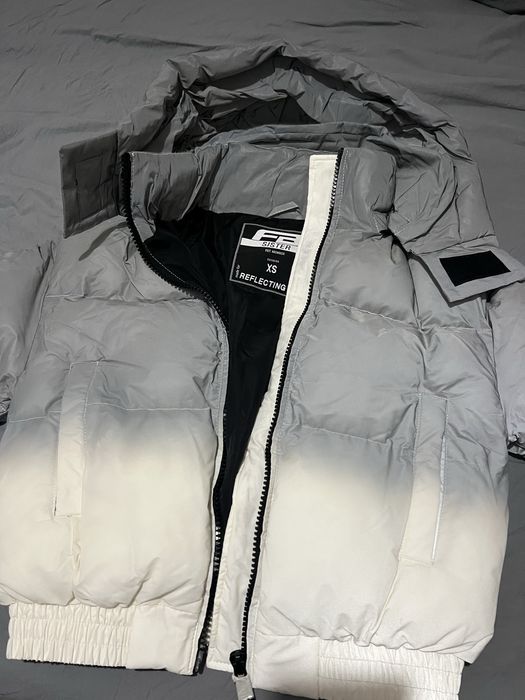 Сиво-бяло яке New Yorker с преливащ ефект