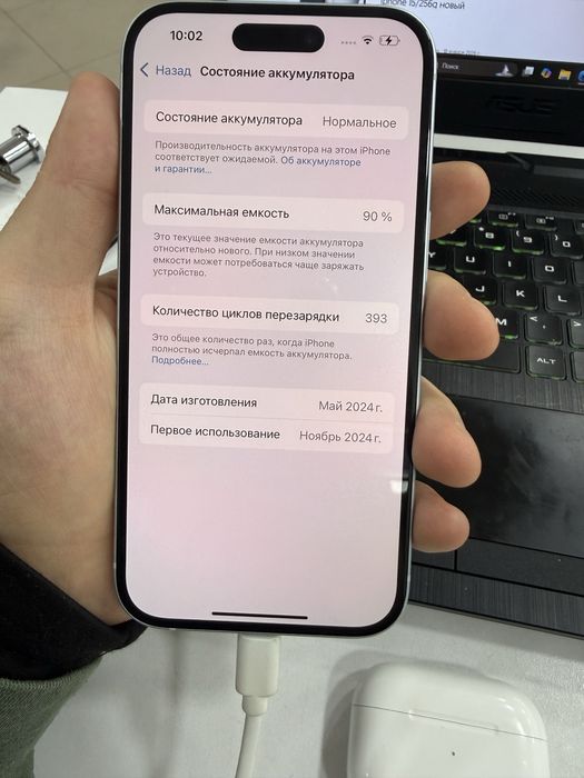 Продам iphone 15 128gb 90%