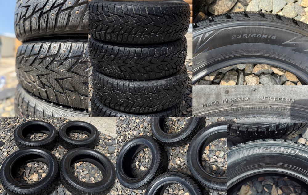 Зимние шины с шипами 235/60R18