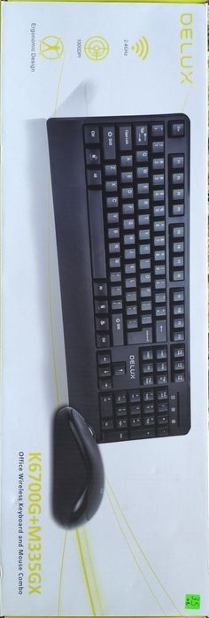 Безжична компютърна клавиатура с мишка