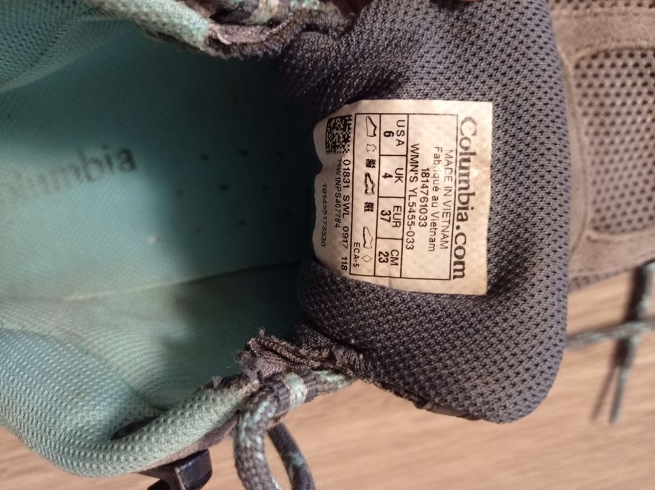 Ghete Bocanci Trekking Columbia dama 37 drumetie munte