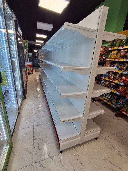 Стеллажи двухсторонние продаётся