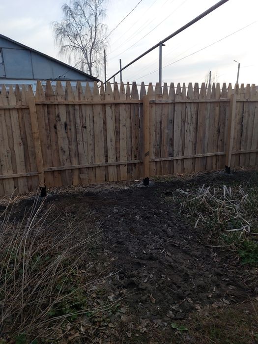 Забор деревянный под ключ