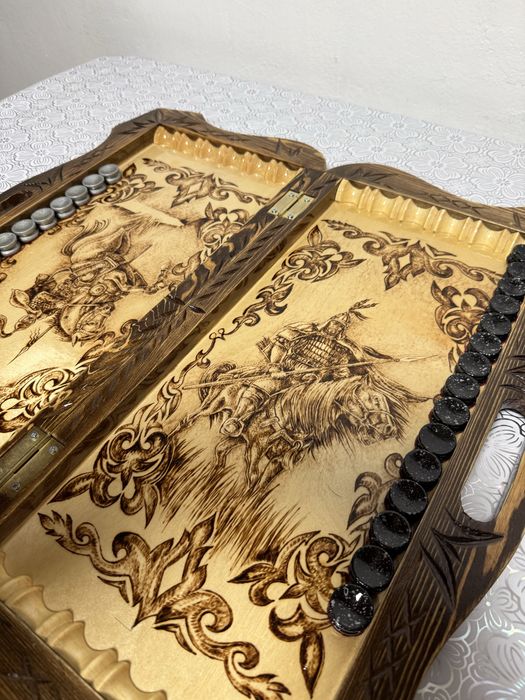 Нарды-шахматы ручной работы