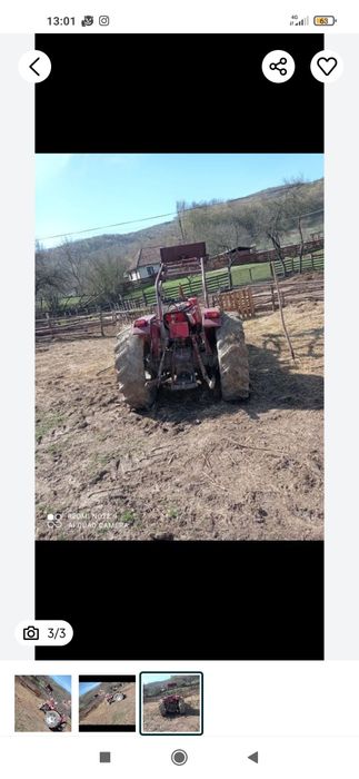 Vând tractor cu încarcator