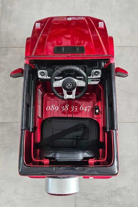 ХИТ!НОВО!Акумулаторен джип Mercedes G63 AMG с 12V,EVA гуми,металик,USB