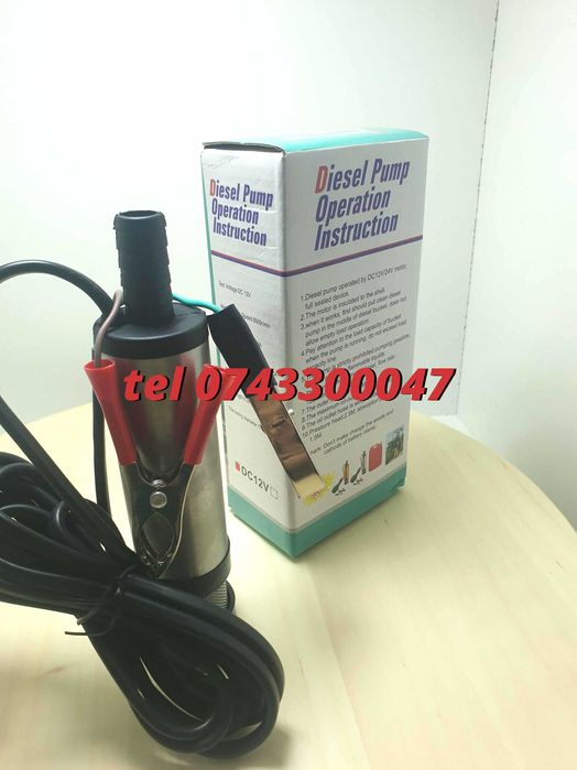 Pompa Electrica Transfer Combustibil 12v  Motorina Etc