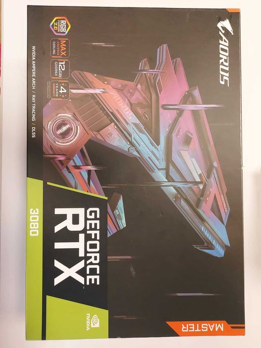 Placa Video RTX 3080 12gb Gigabyte AORUS MASTER