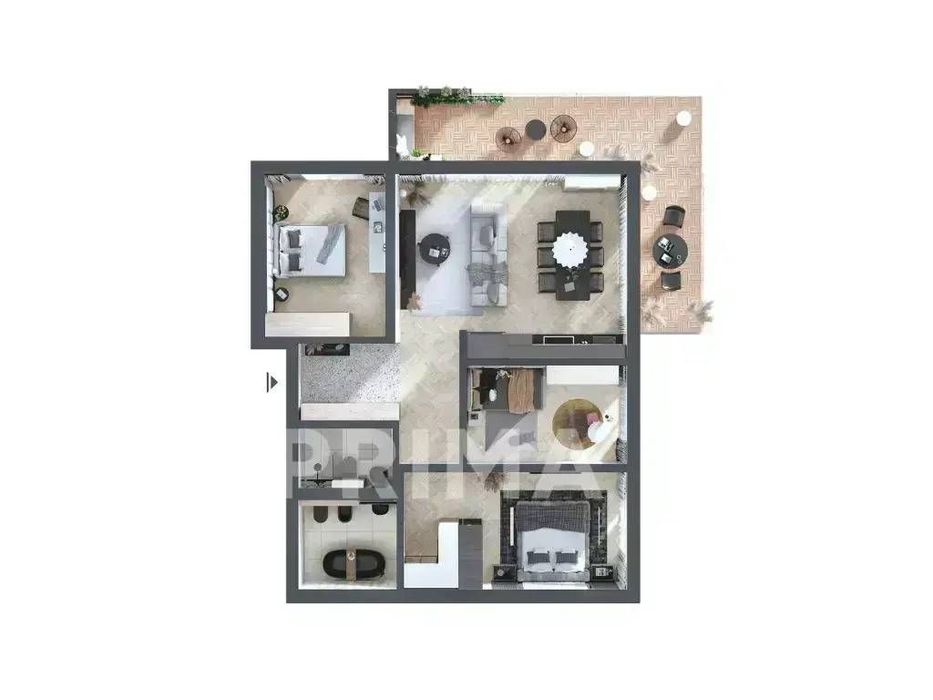 Apartament 4 camere cu 2 băi în Oradea, magazinele aproape