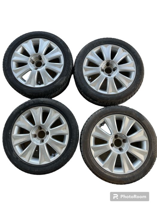 Jante aliaj originale Citroen R17 cu anvelope de vara 205 50 R17