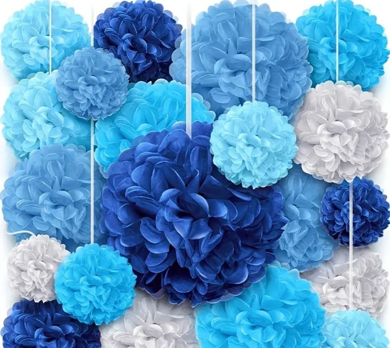 Хартиени цветя за украса