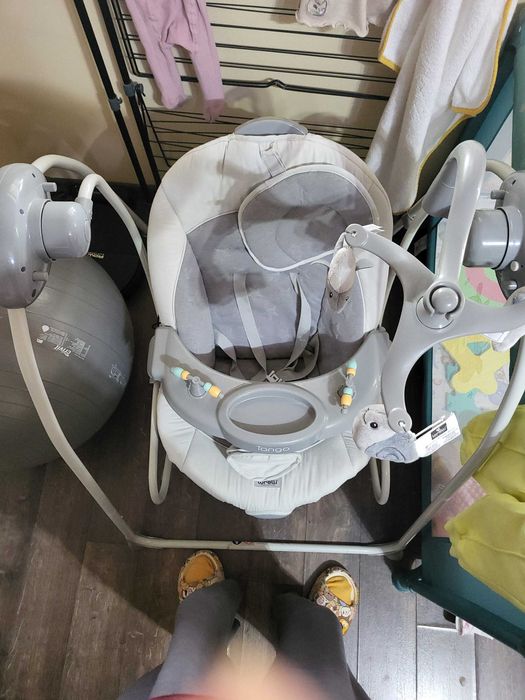 Електрическа бебешка люлка до 9 кг Lorelli Tango