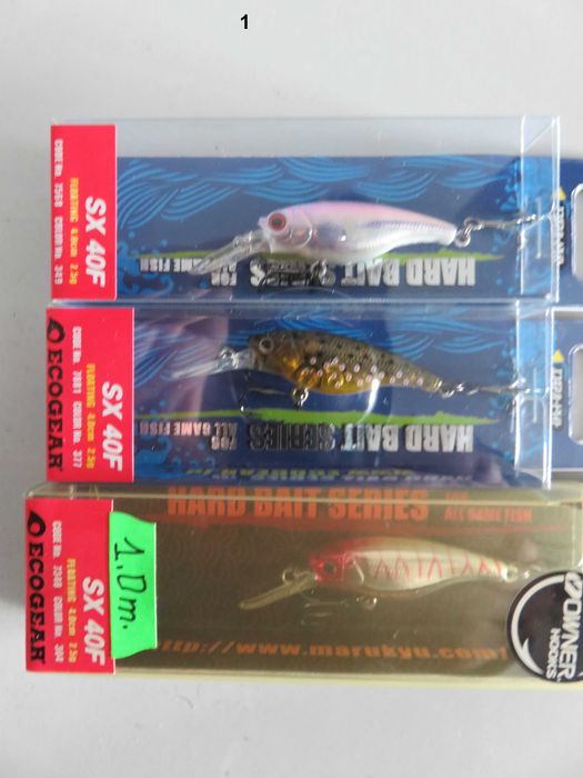 Воблери за пъстърва и кефал, малки силикони и тройки