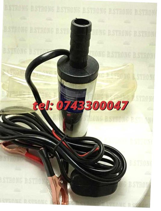 Pompa Electrica Pentru Combustibil 12v Cu Furtun Produs Nou