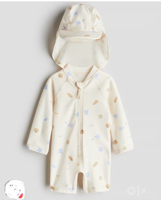 Детский купальник от H&M с уф защитой, оригинал, размер 86/92 см(1-2г)