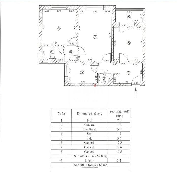 Apartament Luminos Insorit 3 Camerare I Astra