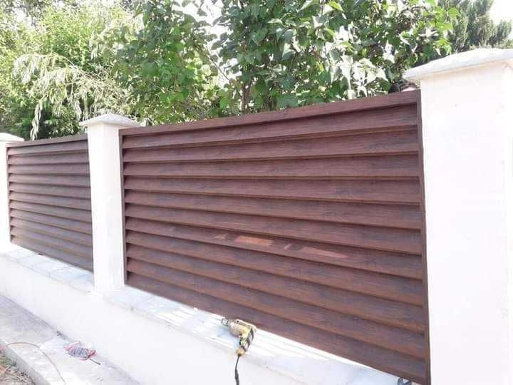 Garduri din sipca metalica si alte modele (jaluzele, tabla, plasa BCA)