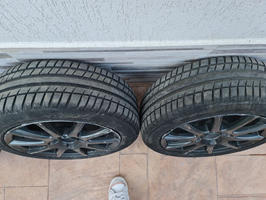 Jante Rial Milano 4X100 + Anvelope vara 185/55/R15 Dot (1422)