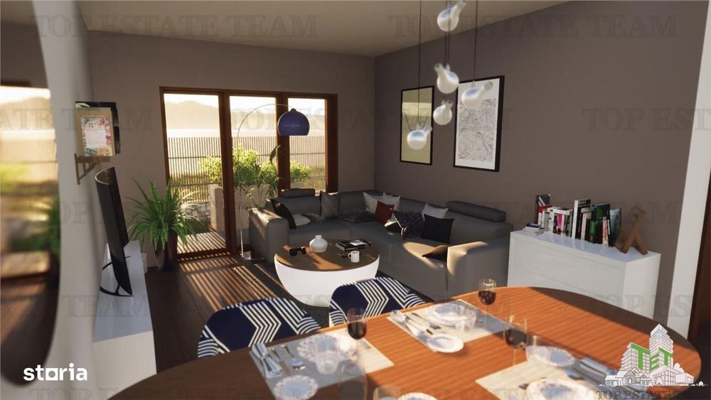 De vanzare casa tip duplex, 5 camere, curte 200mp