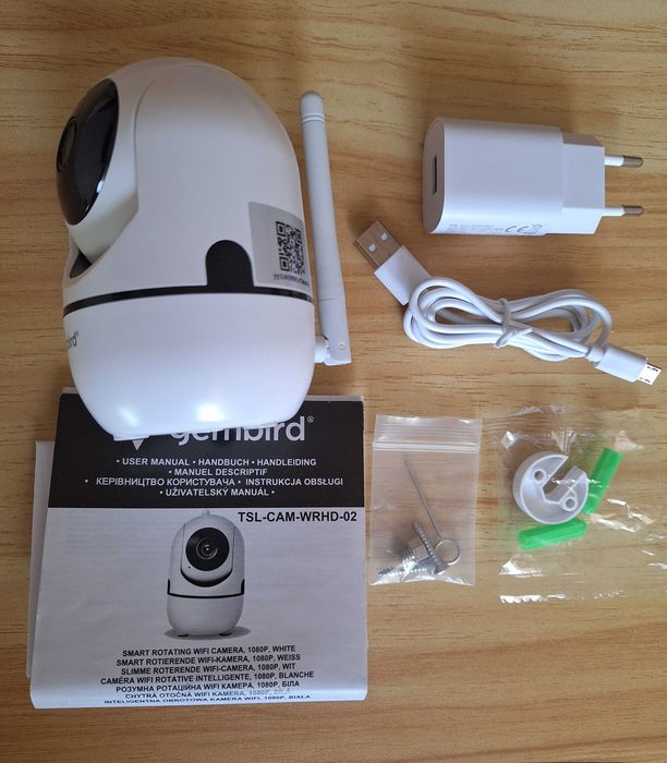 Tuya Gembird TSL-CAM-WRHD-02 Wi-Fi IP камера