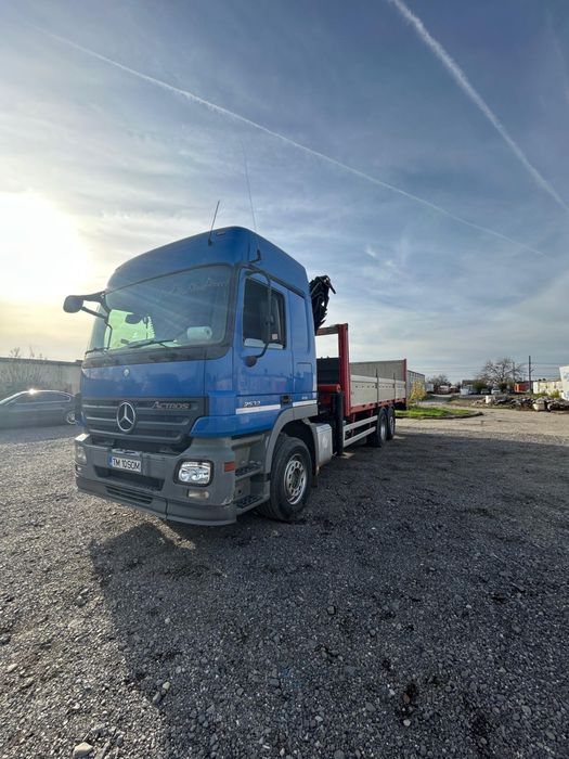 Vand Mercedes Actros cu macara Palfinger PK23000