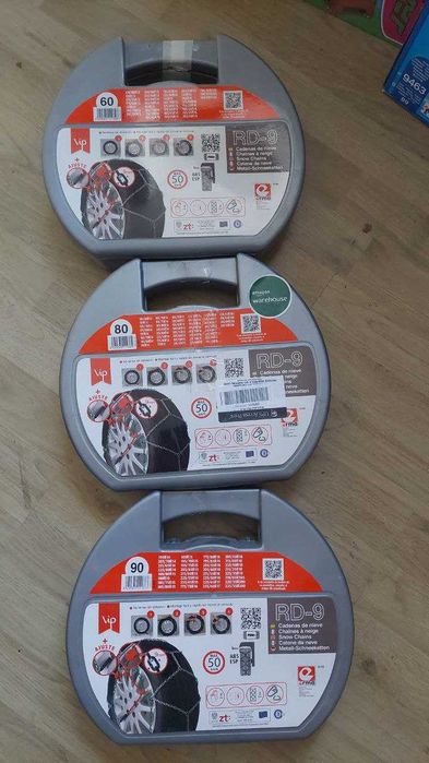 VIP RD9 - Метални вериги за сняг RD9 мм, размери № 60, 80, 90