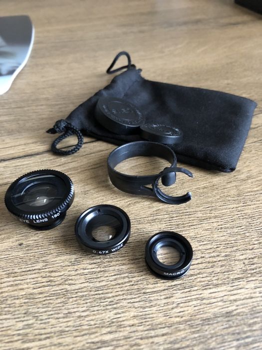 3 lentile telefon. Macro,wide, fisheye