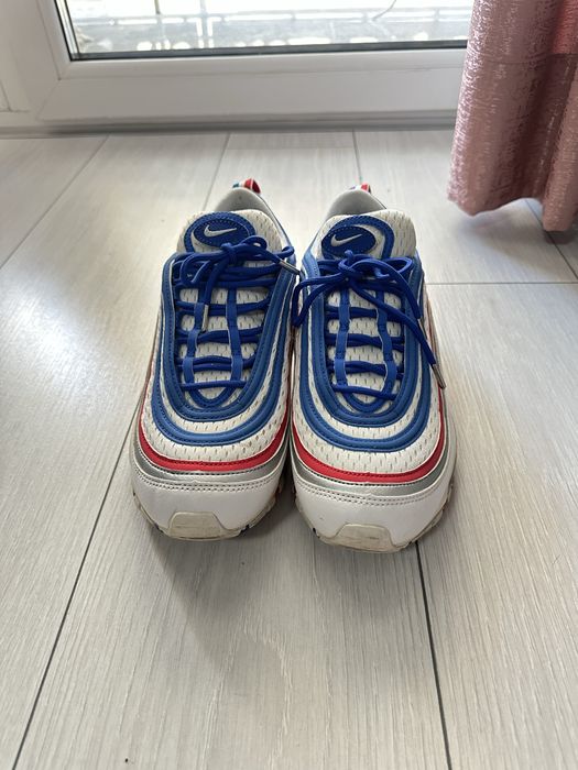 Nike air max 97 game royal metalic silver originali