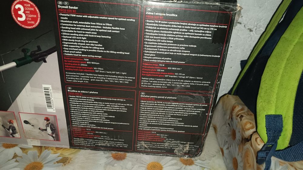 Vând girafă pentru șlefuit,circular de mână cu acumulator