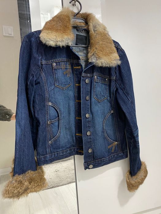 Дънково яке с естествен пух