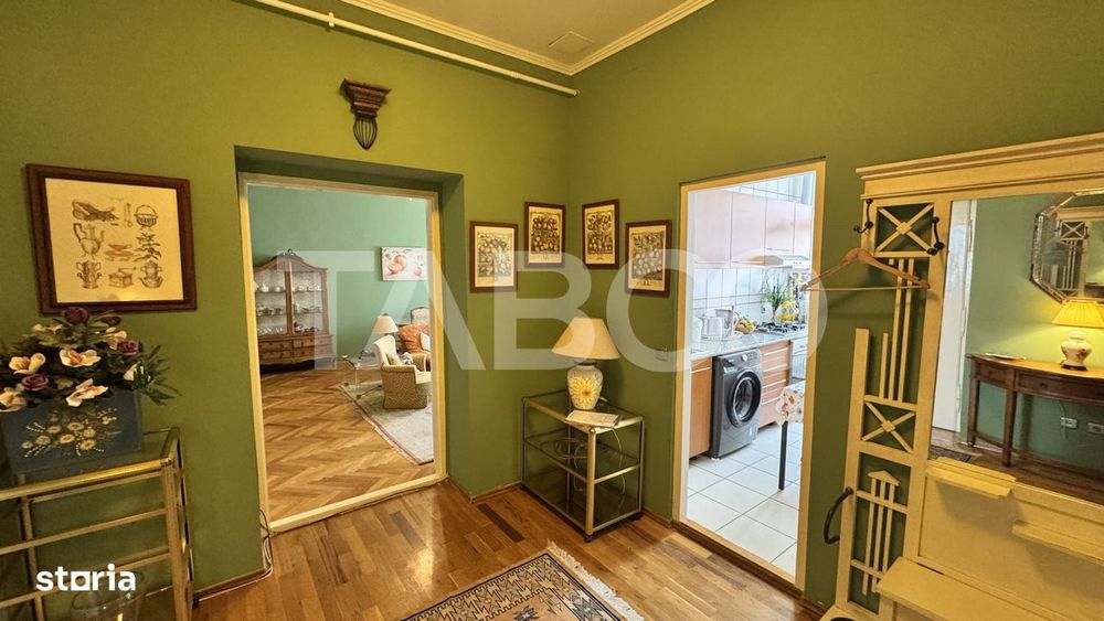 Apartamanet 3 camere de inchiriat mobilat utilat 90mpu BALCESCU Sibiu