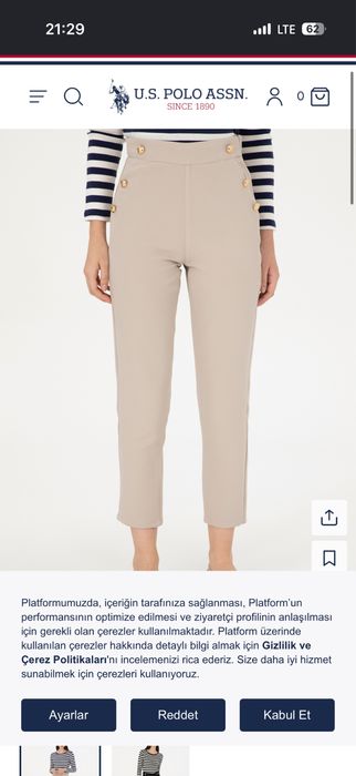 Pantaloni Polo marimea L noi cu eticheta
