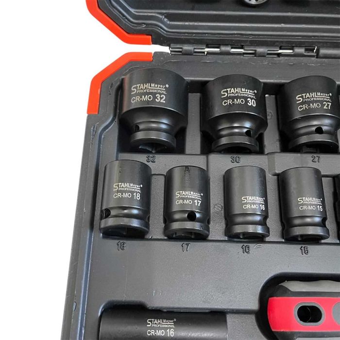 Ударно гедоре 1/2" 37 части STAHLMAYER